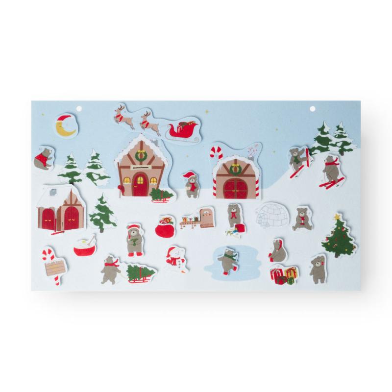 Joy Felt Christmas Blanket   Christmas Bear fra That's Mine