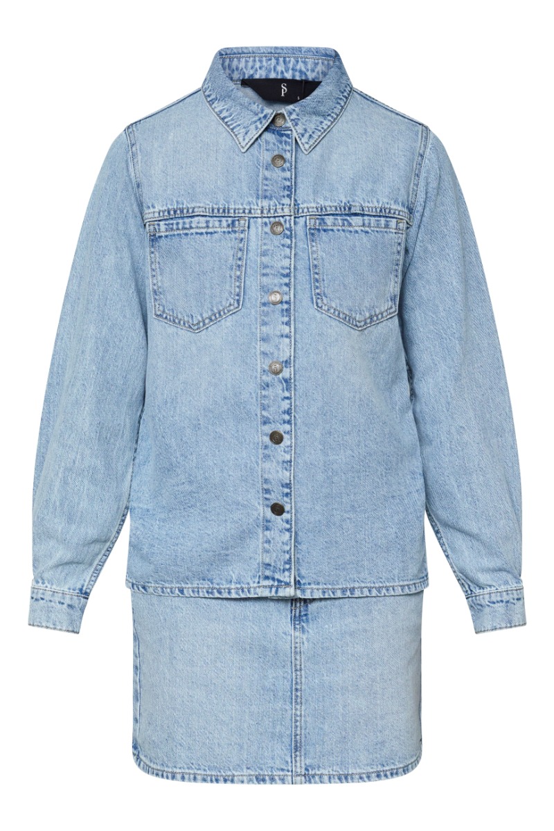 Kjole   Odia Dr   L. Blue Denim fra Sisters Point