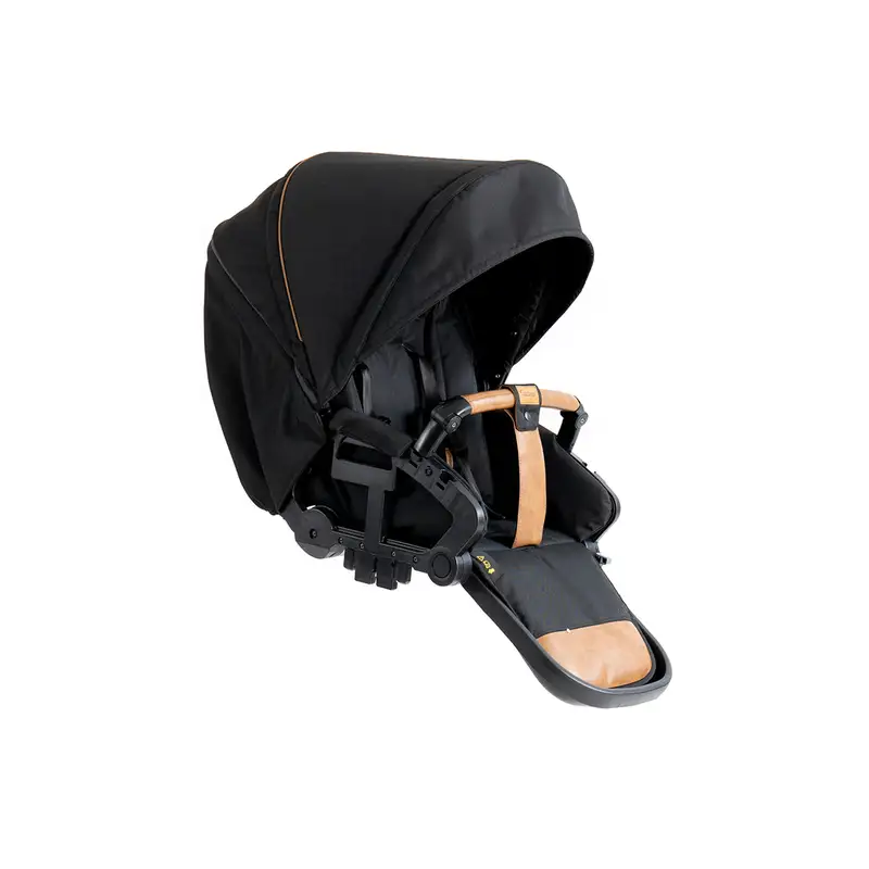 Flat Sæde Outdoor Black   2024 fra Emmaljunga