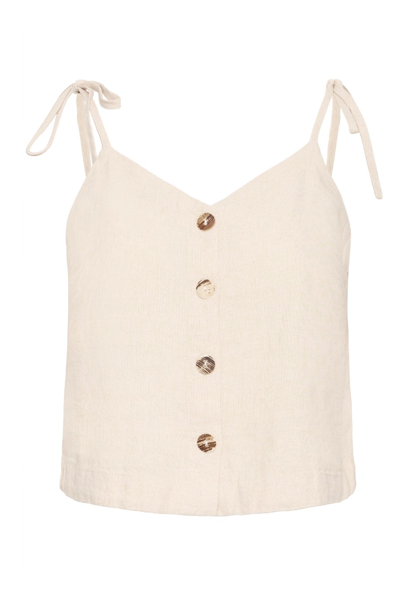 Top   Ih Linno To   Natural Ecru fra Ichi