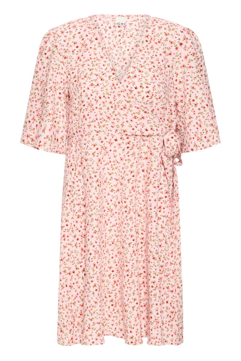 Kjole   Kala Dress   Chalk Pink W.pink Flower fra Ichi