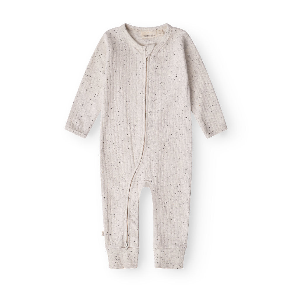 Davie Onesie   Ercu Melange   50cm   0m fra That's Mine