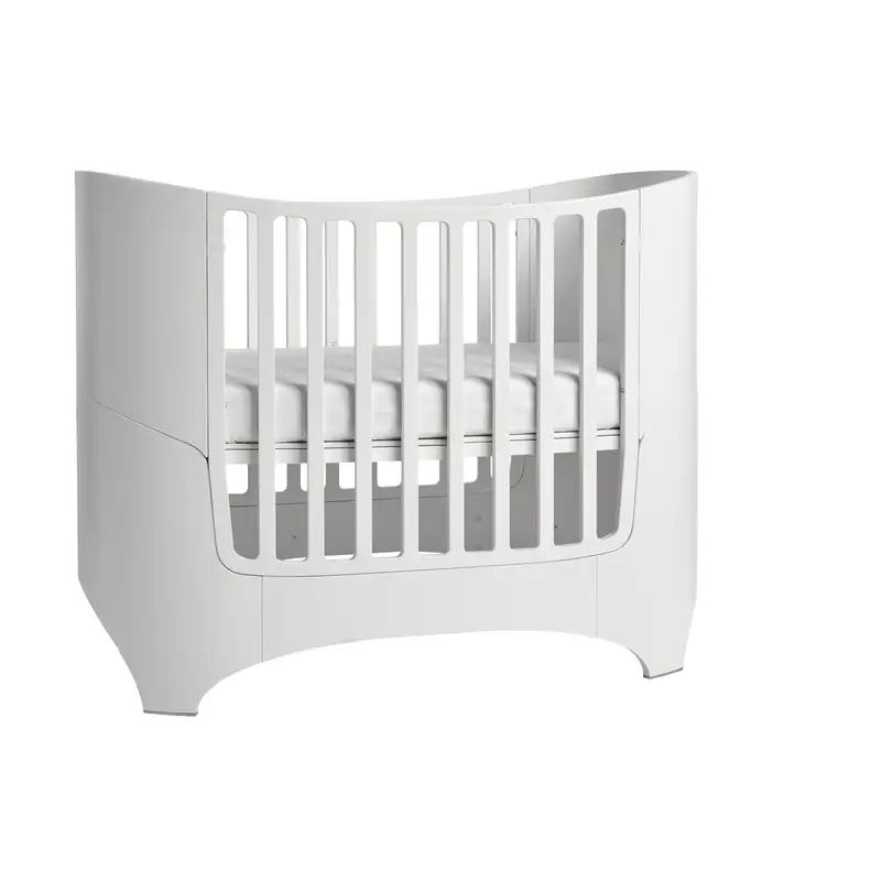 Classic Baby Jr. Seng, Hvid   U. Madras fra Leander