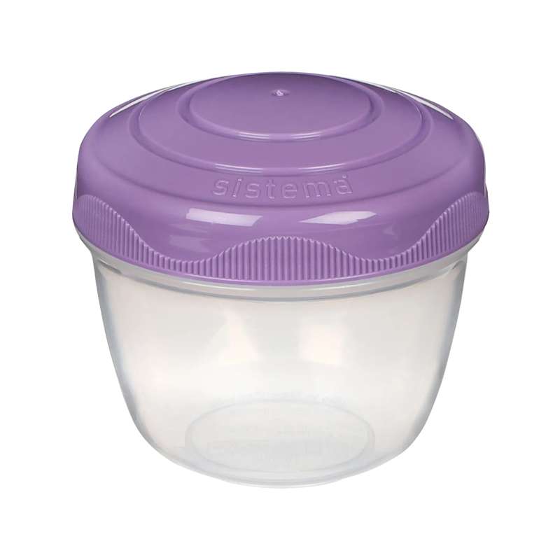 Snackboks   Yoghurt To Go   150ml   Misty Purple fra Sistema