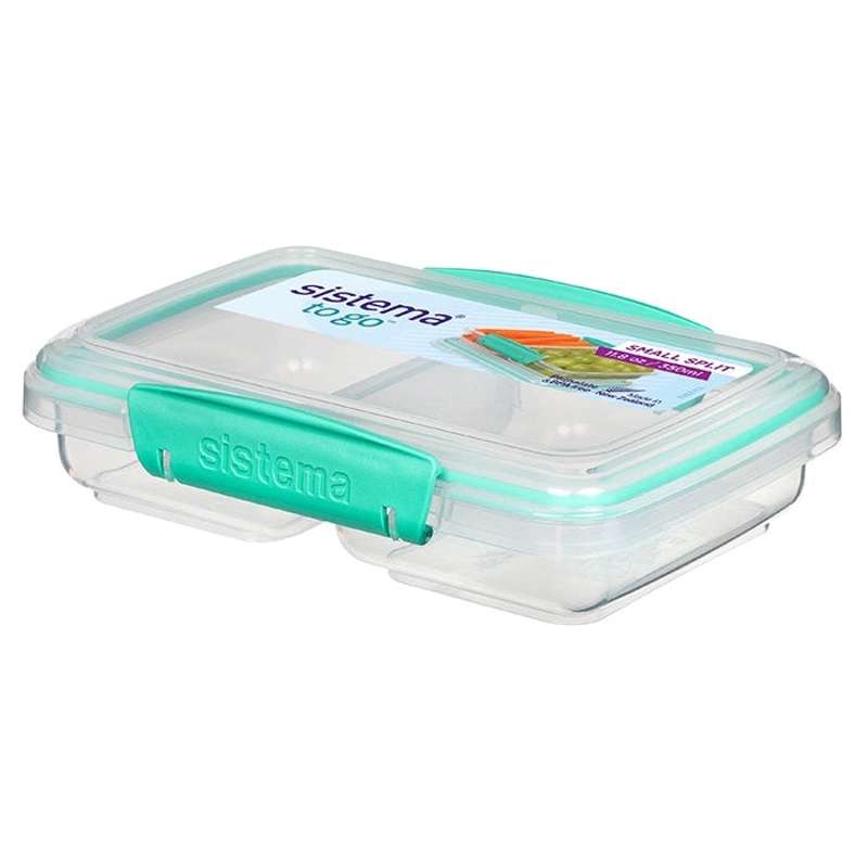 Snackboks   Small Split   350ml   Minty Teal fra Sistema