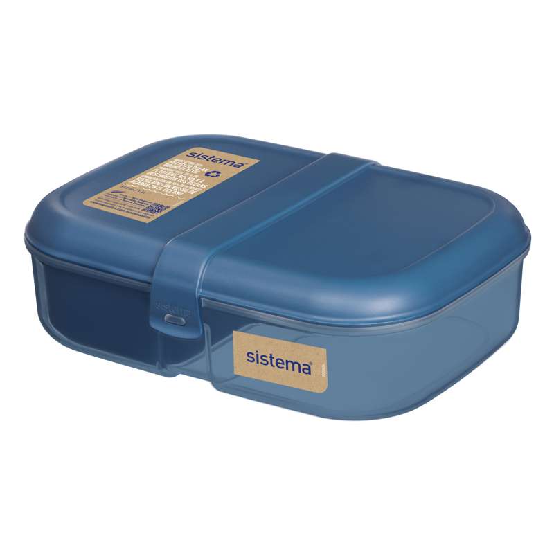Ocean Bound Madkasse   Ribbon Lunch To Go   1.1l   Mountain Blue fra Sistema