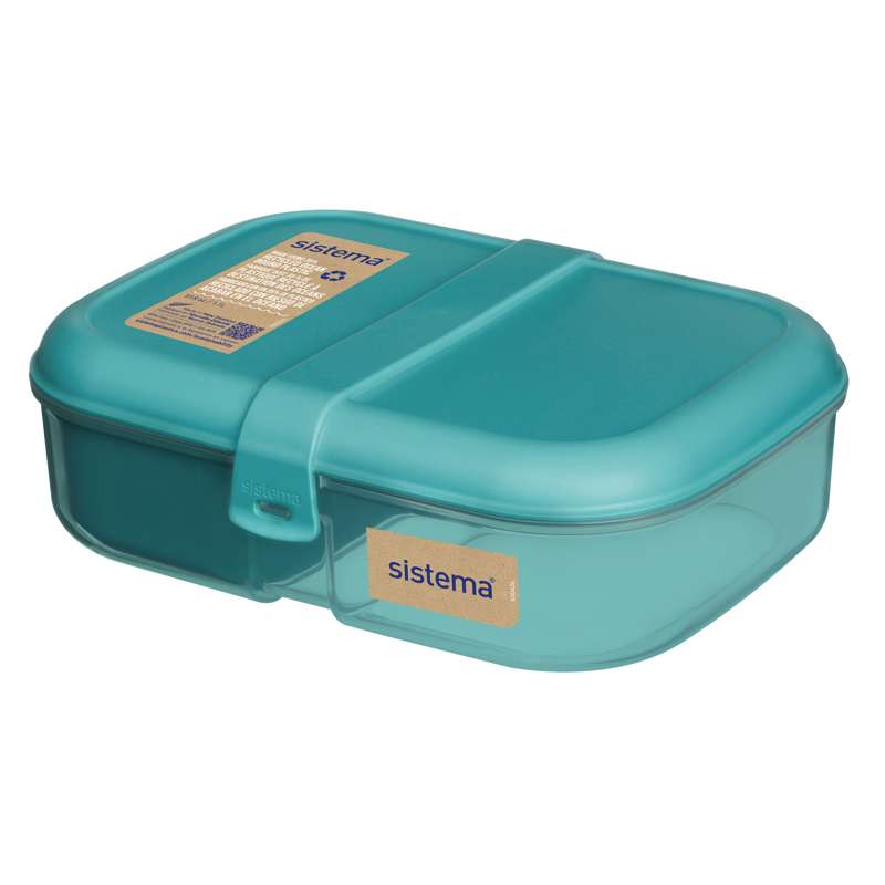 Ocean Bound Madkasse   Ribbon Lunch To Go   1.1l   Teal Stone fra Sistema