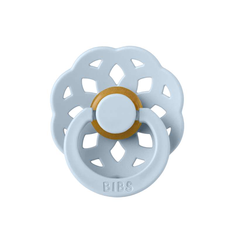 Boheme Sut Str. 2 Naturgummi Baby Blue fra Bibs