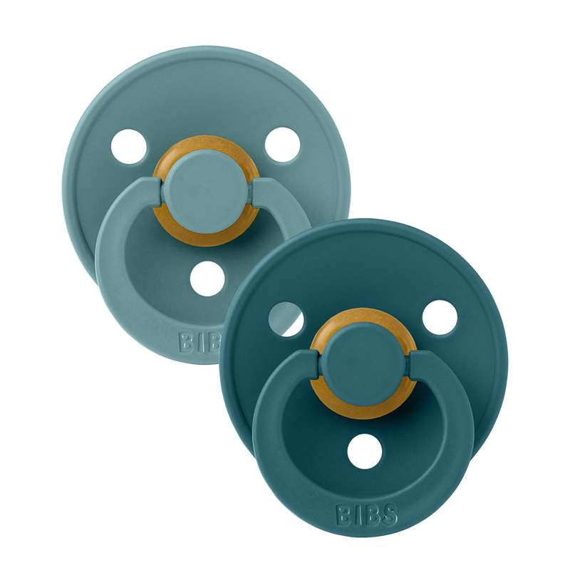 Anatomisk Colour Sut   2 Pak   Str. 2   Naturgummi   Island Sea Forest Lake fra Bibs