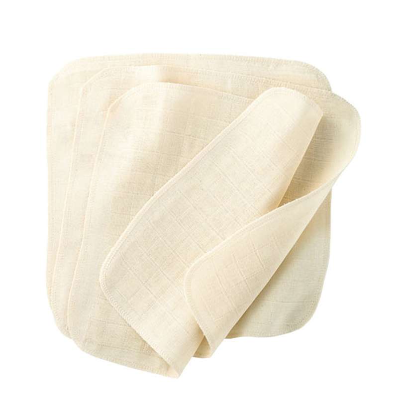 Muslin Vaskeklude   5 Pak   Natur fra Disana