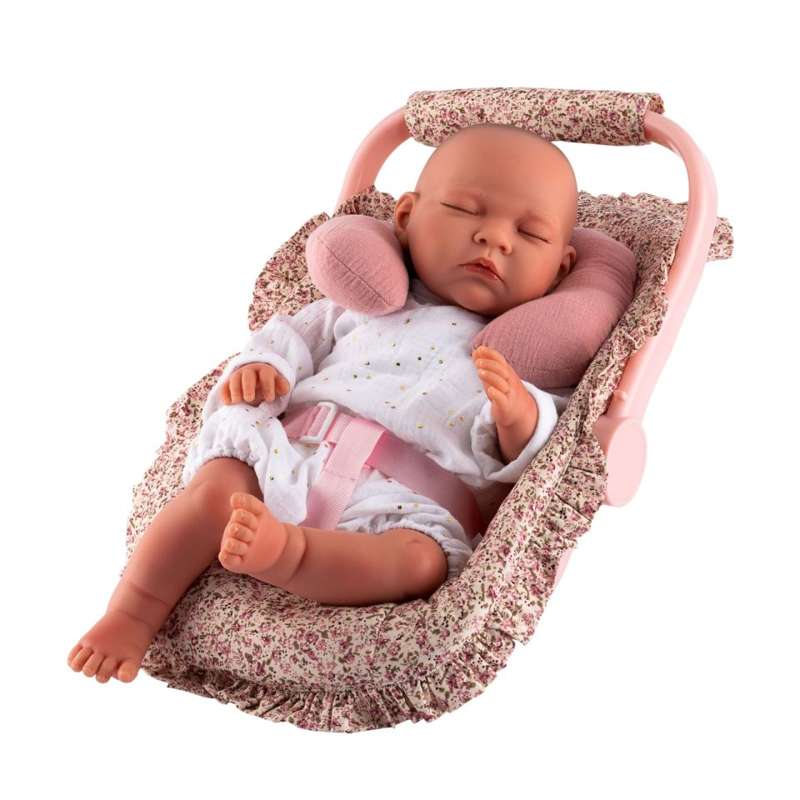 Dreams Autostol Til Dukke   M. Nakkepude   Rosa Vintage fra Asi