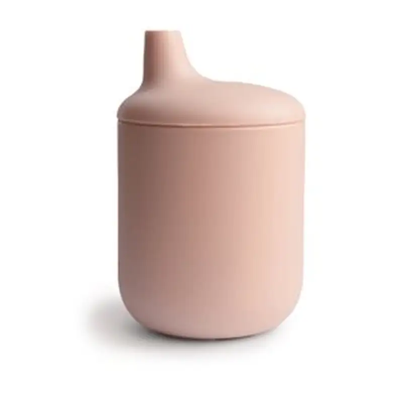 Silikone Sippy Kop Blush fra Mushie