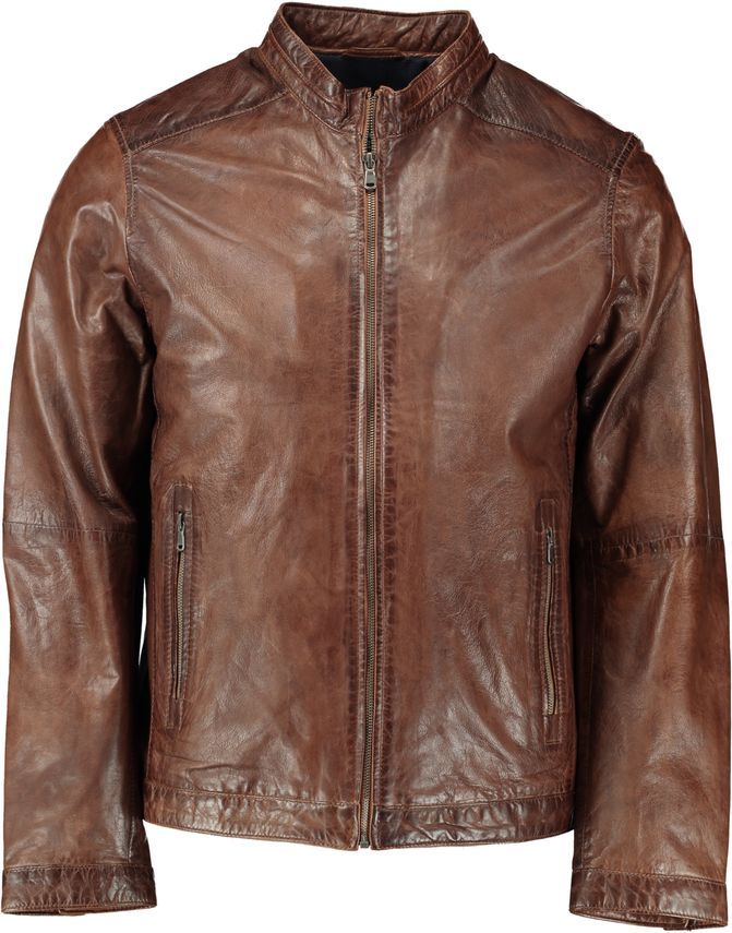 Mens Leather Jacket fra Gino Marcello