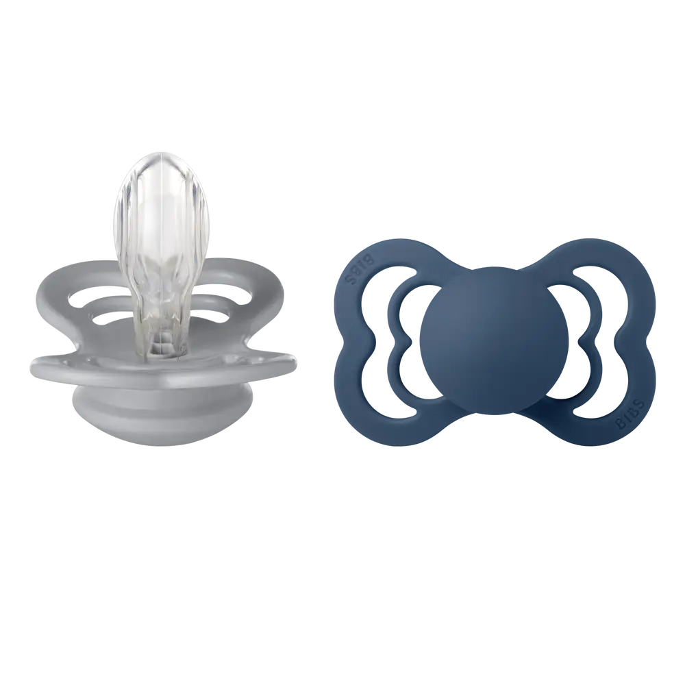Supreme Silikone Str 2 Cloud Steel Blue fra Bibs