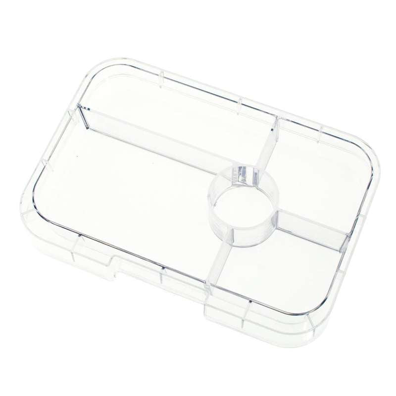 Indsatsbakke   Tapas Tray   5 Rum   Transparent fra Yumbox