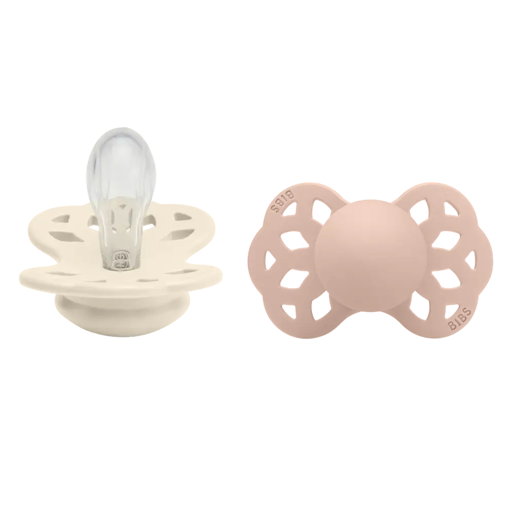 Infinity Silikone   Str 1   Ivory Blush fra Bibs