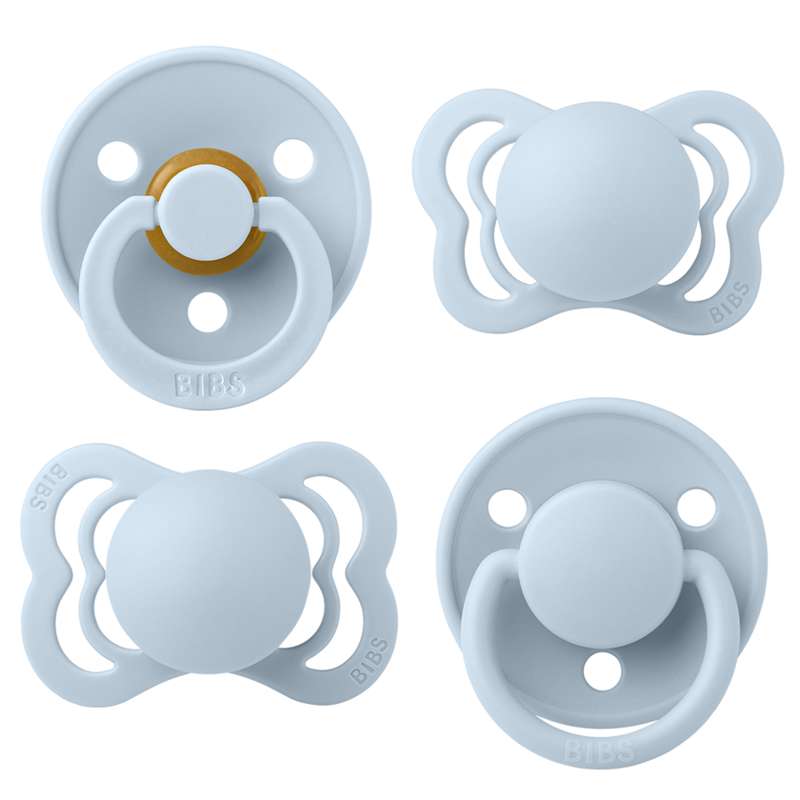 Try It Collection   4 Forskellige Sutter   Str. 1   Baby Blue fra Bibs