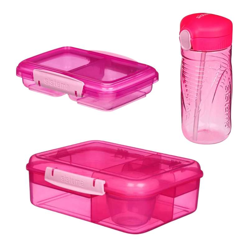 Madpakke Sampak 4   Pink fra Sistema