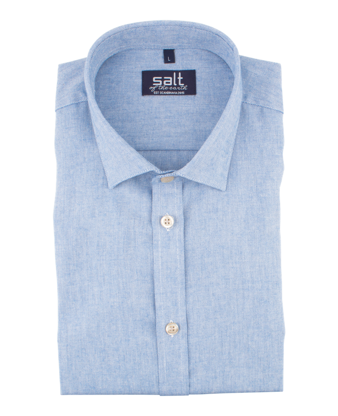 Washed Oxford Shirt Modern Fit fra Salt