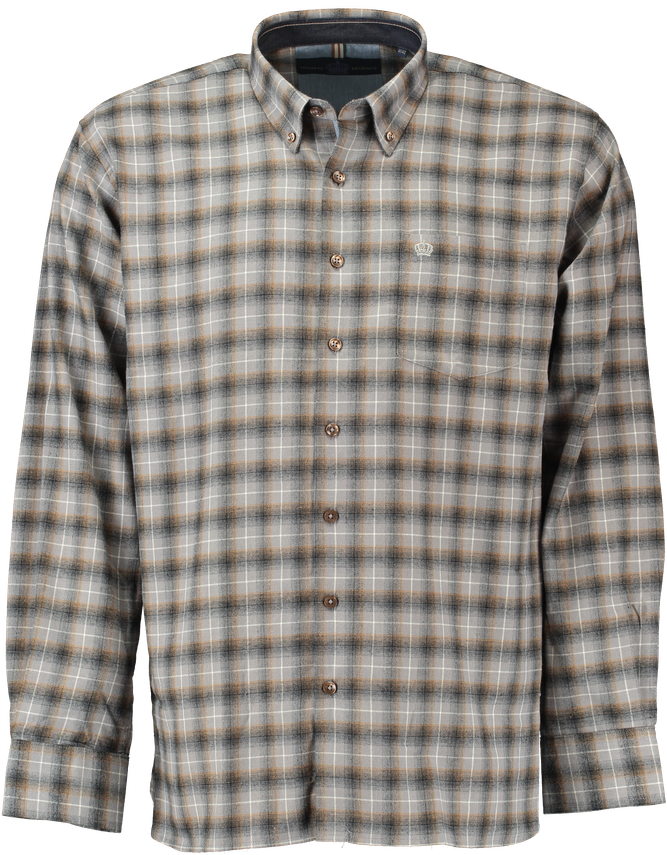 Mens Flannel Shirt Regular fra Thomas Regency