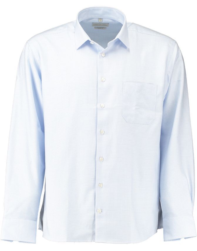 Mens Shirt L S Regular Fit fra Black Blue