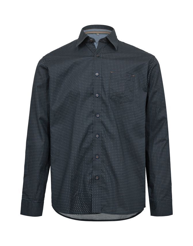 Mens Super Flex Shirt Regular fra Black Blue