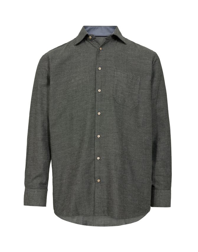 Regular Fit L S Shirt fra Black Blue
