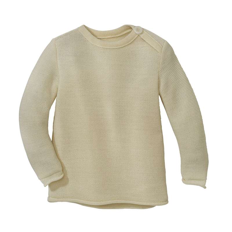 Melange Sweater   Merinould   Natur fra Disana