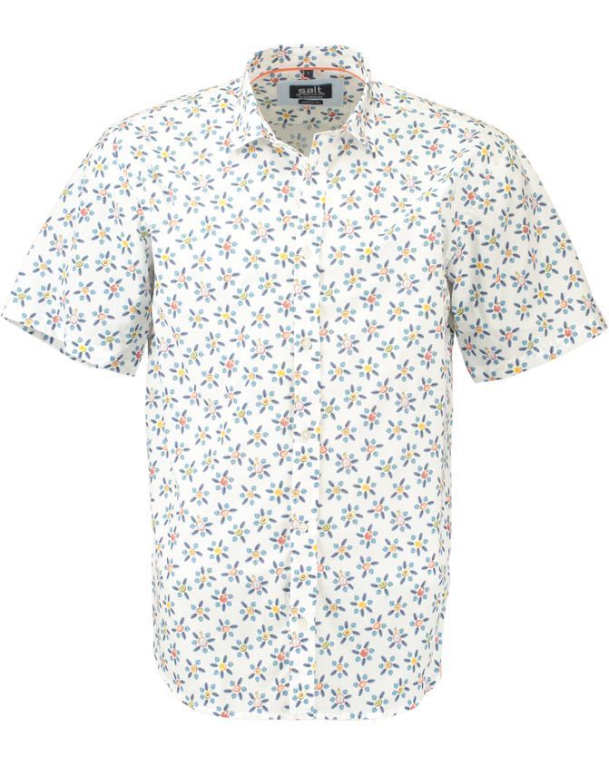 Mens Shirt S S Modern Fit fra Salt