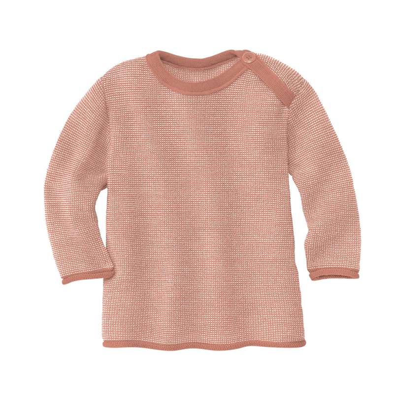 Melange Sweater   Merinould   Rosa Natur fra Disana
