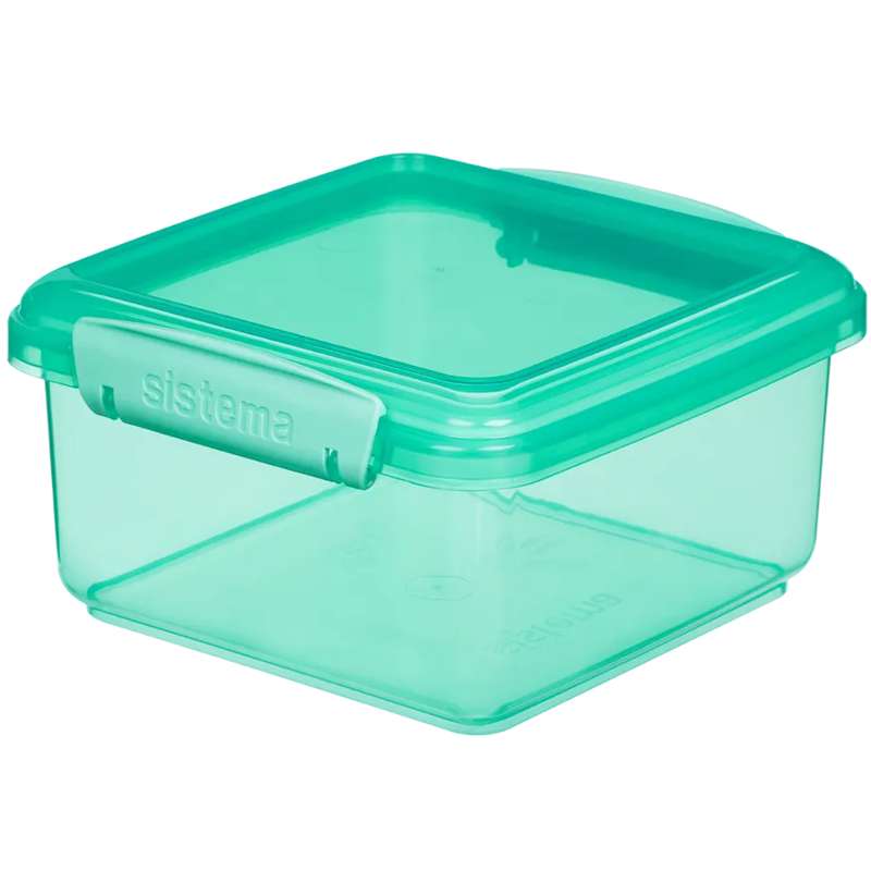 Madkasse   Lunch Plus   1.2l   Teal fra Sistema