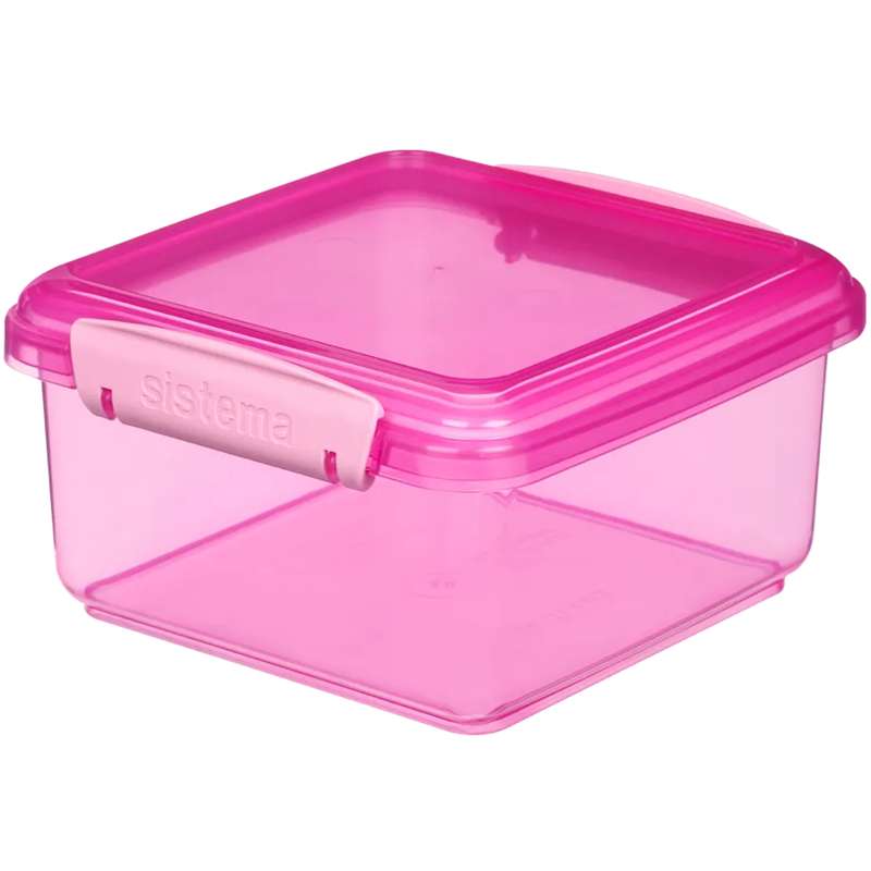 Madkasse   Lunch Plus   1.2l   Pink fra Sistema