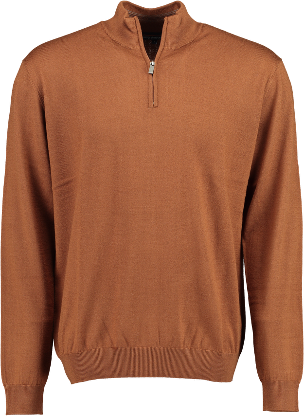 Soft Touch Half Zip Modern Fit fra Gino Marcello