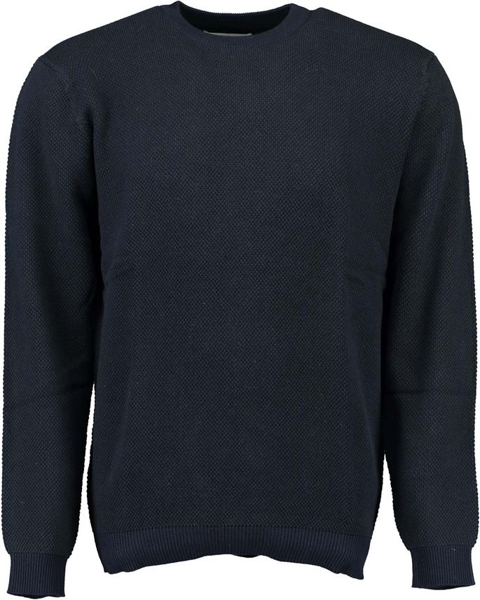 Two Tone O Neck Regular Fit fra Black Blue