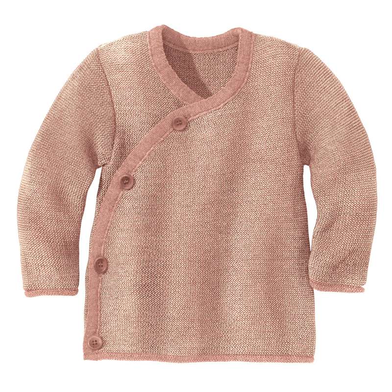Melange Jakke   Merinould   Rosa Natur fra Disana