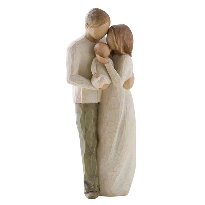 Our Gift Figur (mor Og Far Med Baby) fra Willow Tree