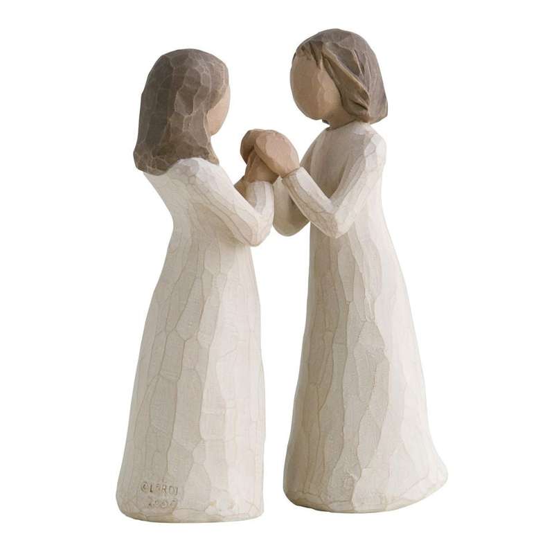 Sisters By Heart Figur (to Søstre Eller Veninder) fra Willow Tree