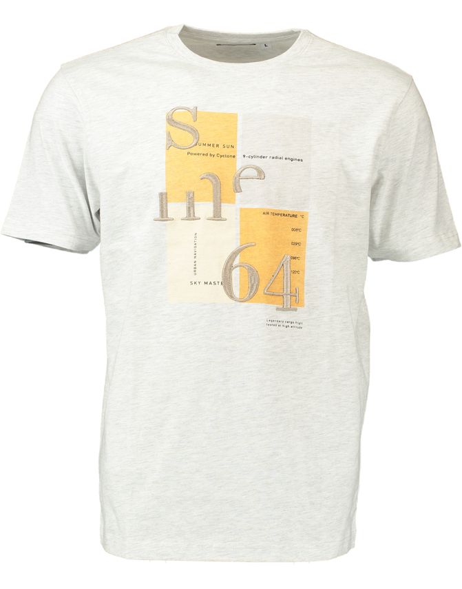 O Neck T Shirt fra Gino Marcello