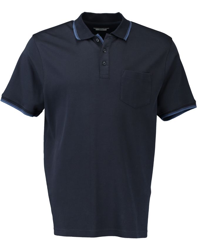 Mens Polo Regular Fit fra Black Blue
