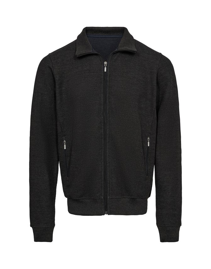 Full Zip Striktrøje fra Black Blue