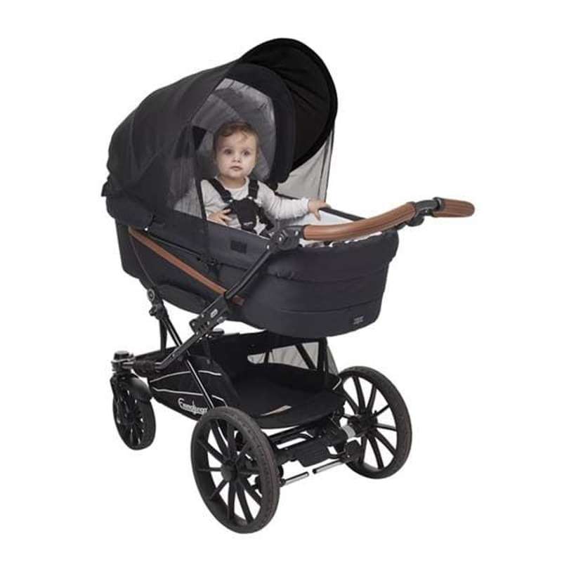 Solskærm Til Barnevogn Og Klapvogn Uv 50 Protect   Sort fra Baby Dan