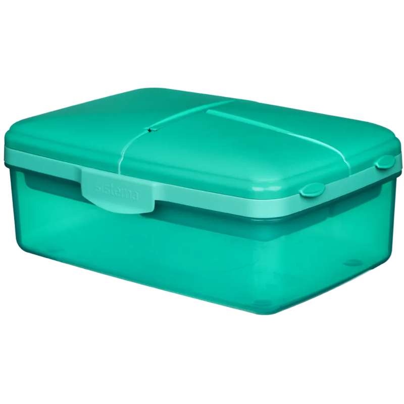 Madkasse M. Drikkedunk Køleelement   Slimline Quaddie   1.5l   Minty Teal fra Sistema