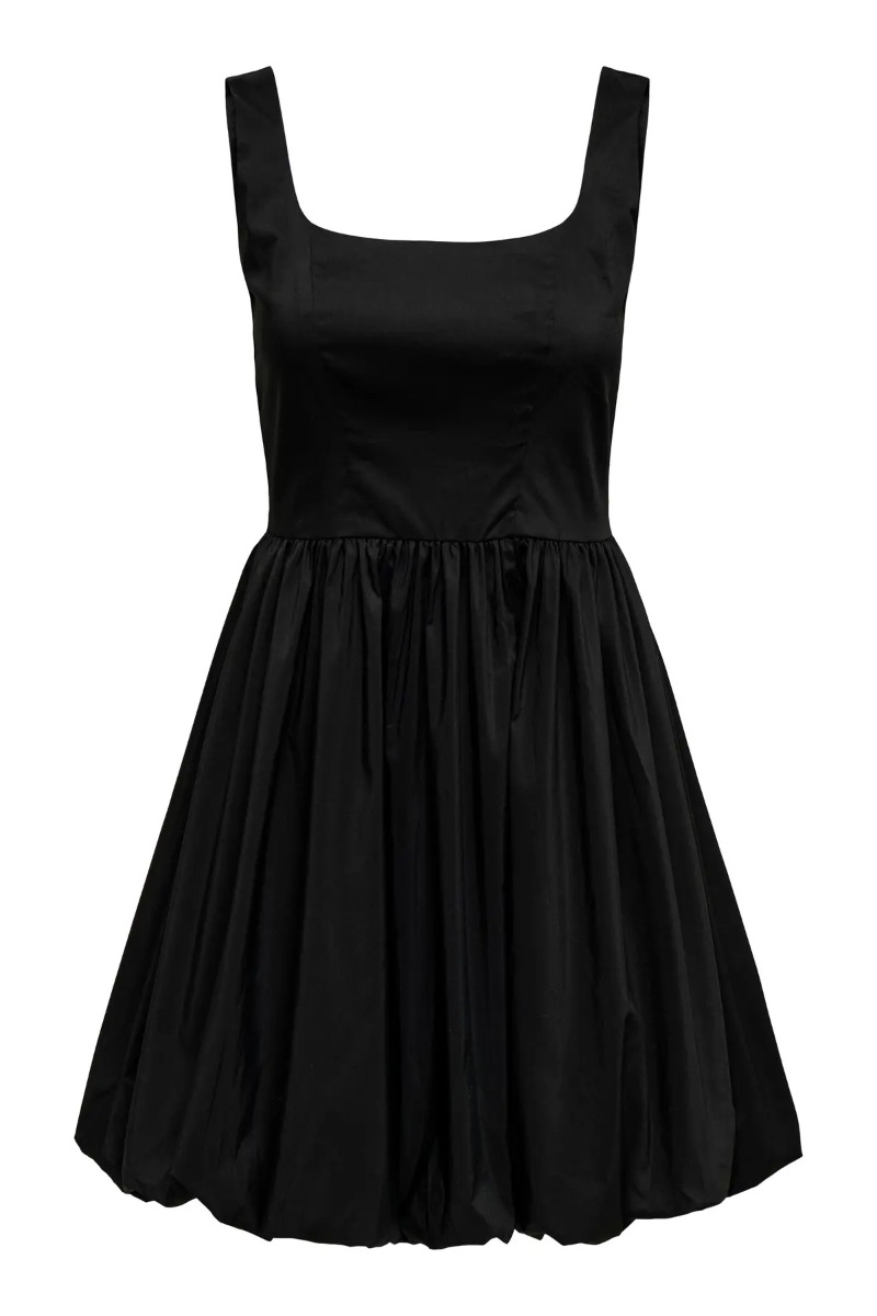 Kjole   Mio S L Bubblehem Dress   Black fra Jdy