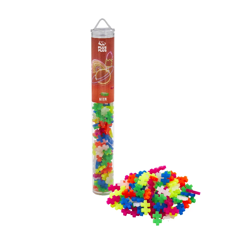 Tube Plus Plus Mix Neon   100 Pcs. fra Plus-plus