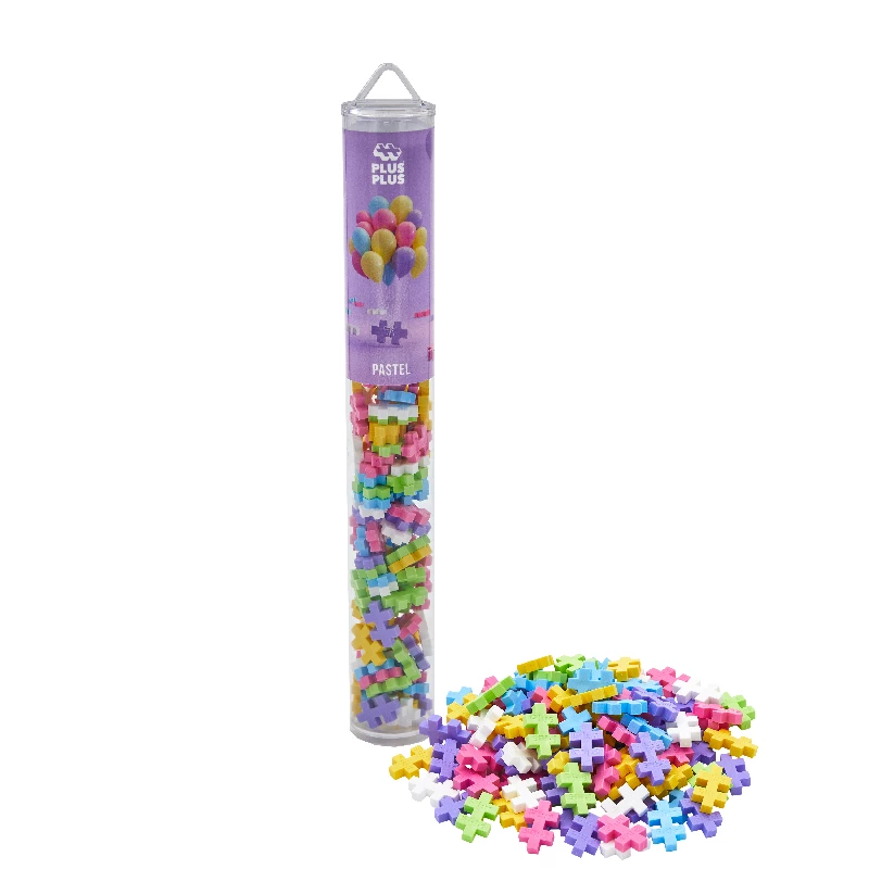 Tube Plus Plus Pastel Mix   100 Pcs. fra Plus-plus