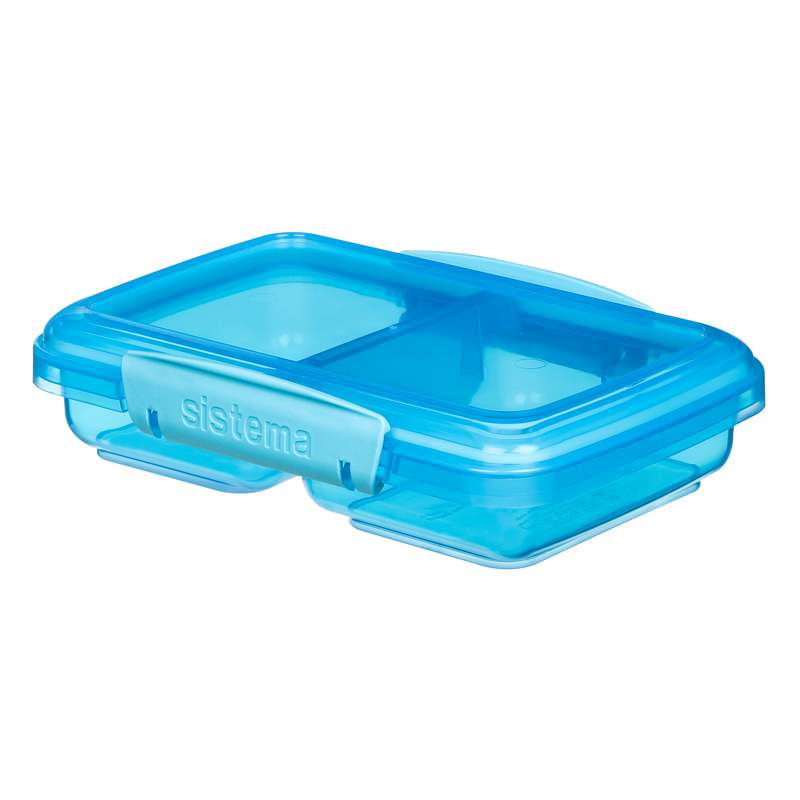 Snackboks   Small Split   350ml   Blå fra Sistema
