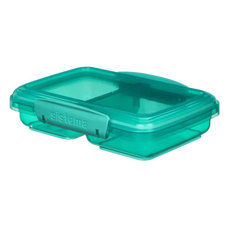 Snackboks   Small Split   350ml   Teal fra Sistema