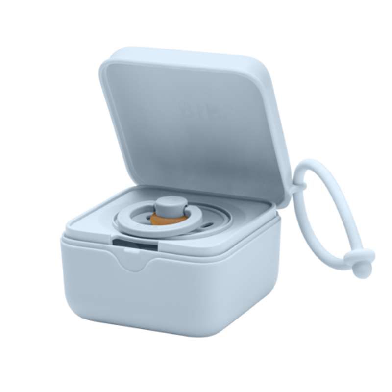 Accessories Pacifier Box   Sutteboks M. Plads Til 3 Sutter   Baby Blue fra Bibs