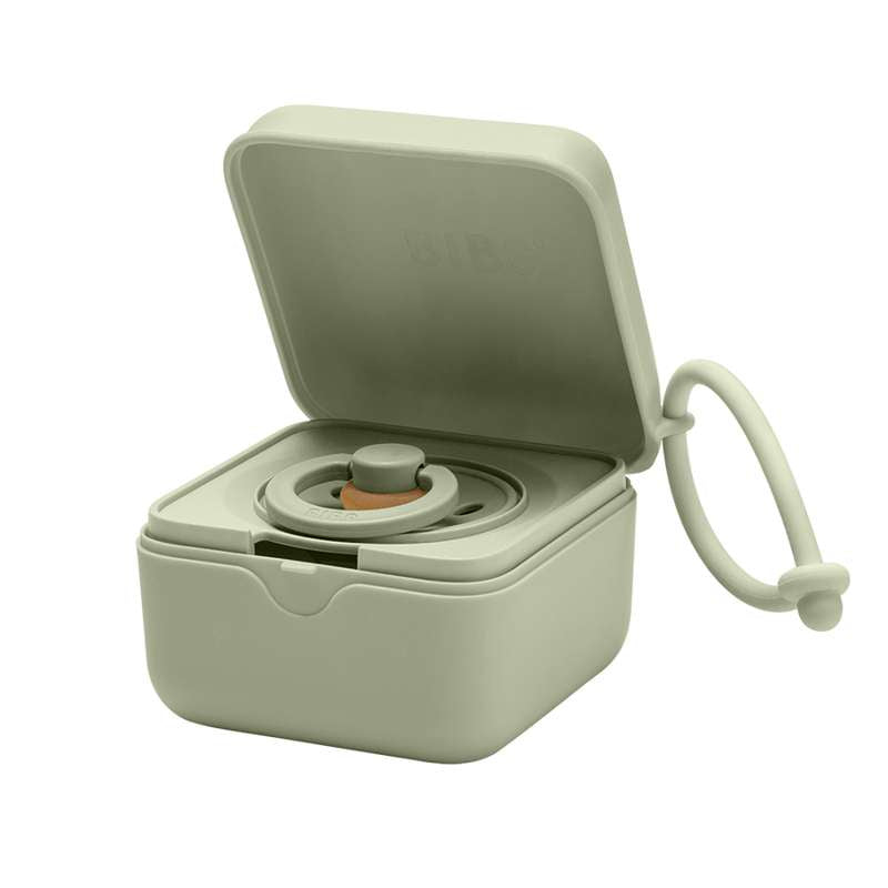Accessories Pacifier Box   Sutteboks M. Plads Til 3 Sutter   Sage fra Bibs