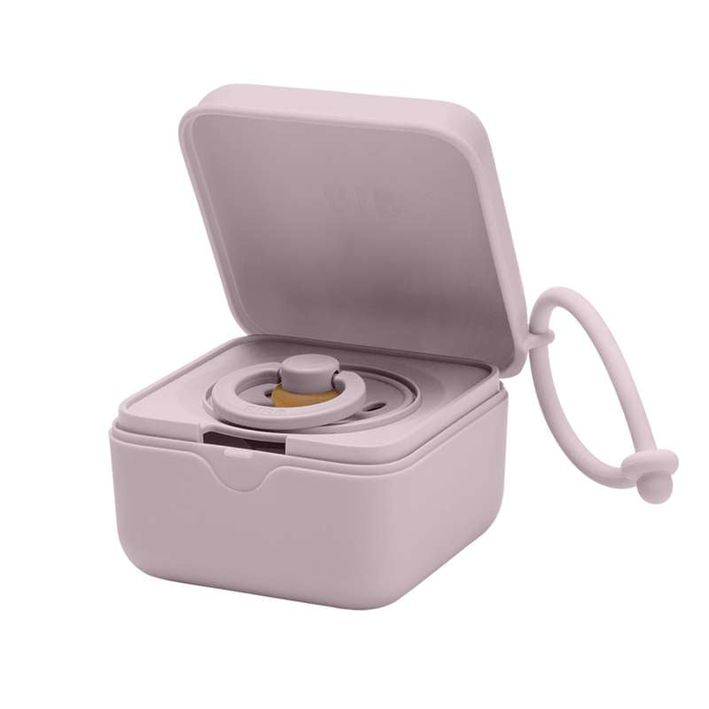 Accessories Pacifier Box   Sutteboks M. Plads Til 3 Sutter   Dusky Lilac fra Bibs